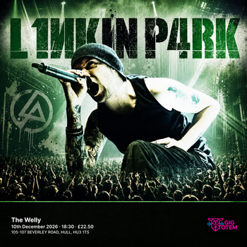 L1nk1n P4rk at The Welly on 10 December 2026 gig poster