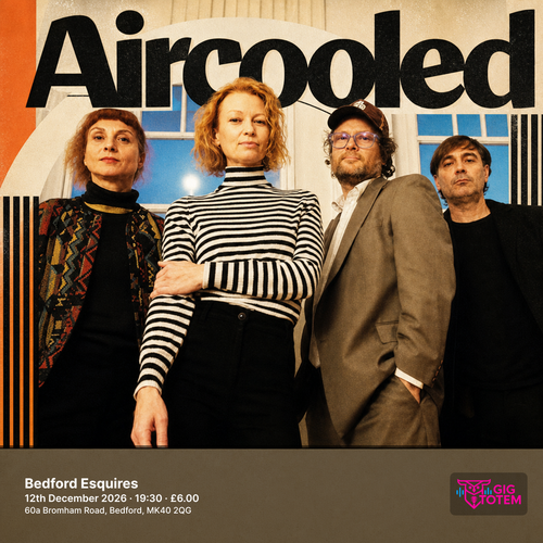 Aircooled at Esquires on 12 December 2026 gig poster