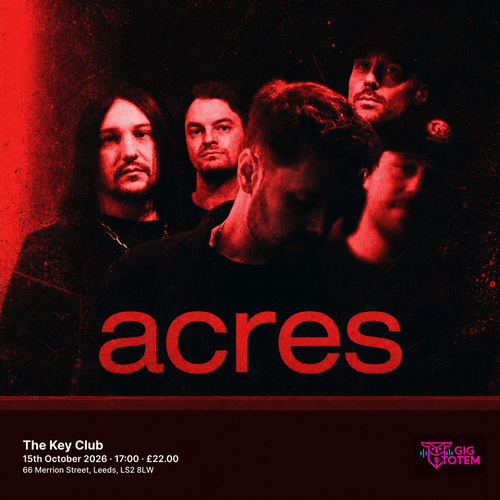 Acres Wayside at The Key Club on 15 October 2026 gig poster
