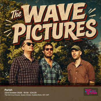 The Wave Pictures at Parish on 23 October 2026 gig poster