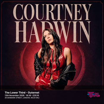 Courtney Hadwin at The Lower Third on 13 November 2026 gig poster