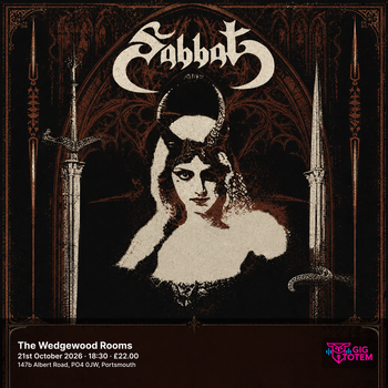 SABBAT Venomwolf at The Wedgewood Rooms on 21 October 2026 gig poster