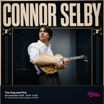 Connor Selby Clements at The Hug and Pint on 5 September 2026 gig poster