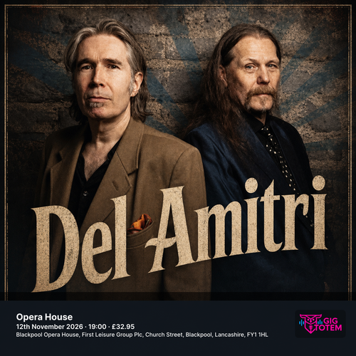 Del Amitri at Opera House on 12 November 2026 gig poster