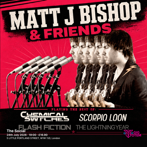 Matt J Bishop & Friends at The Social on 24 July 2026 gig poster