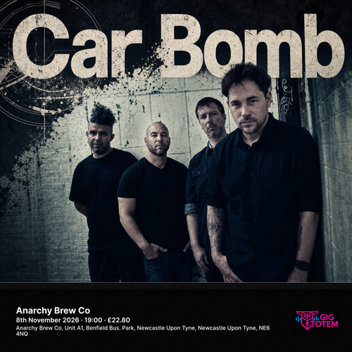Car Bomb at Anarchy Brew Co on 8 November 2026 gig poster