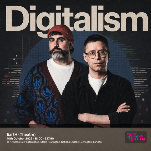 Digitalism at EartH (Theatre) on 10 October 2026 gig poster