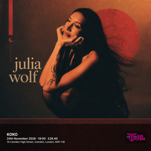 Julia Wolf Scro at KOKO on 24 November 2026 gig poster