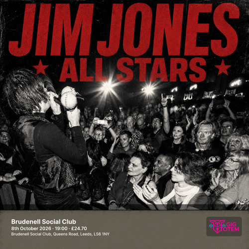 Jim Jones All Stars at Brudenell Social Club on 8 October 2026 gig poster