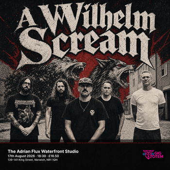 A Wilhelm Scream Millie Manders at The Adrian Flux Waterfront Studio on 17 August 2026 gig poster