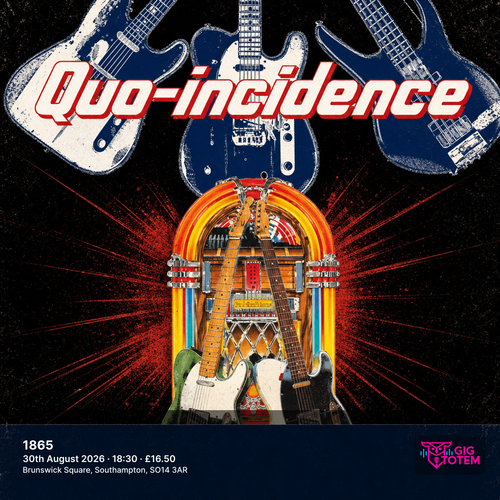 Quo-Incidence at 1865 on 30 August 2026 gig poster