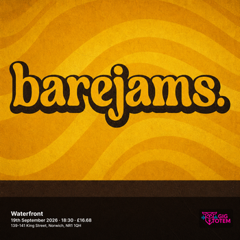 BARE JAMS at Waterfront on 19 September 2026 gig poster