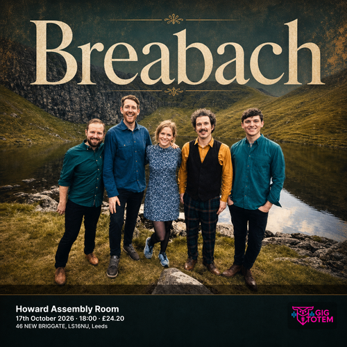 Breabach at Howard Assembly Room on 17 October 2026 gig poster