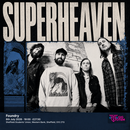 Superheaven Pest Control at Foundry on 8 July 2026 gig poster
