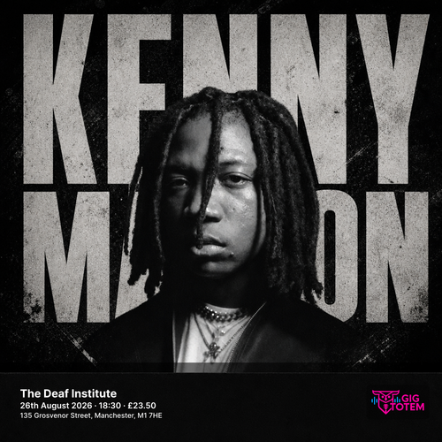 Kenny Mason at The Deaf Institute on 26 August 2026 gig poster