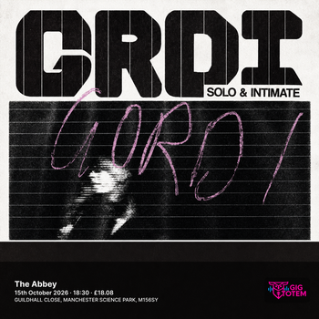Gordi at The Abbey on 15 October 2026 gig poster