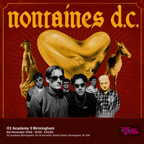 Nontaines D.C. at O2 Academy3 Birmingham on 6 November 2026 gig poster
