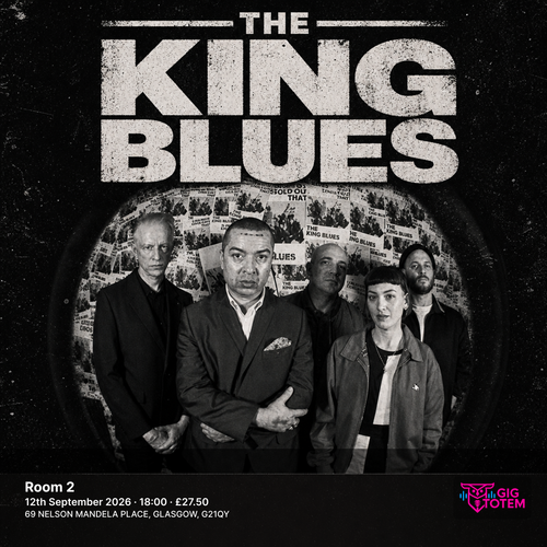 The King Blues at Room 2 on 12 September 2026 gig poster