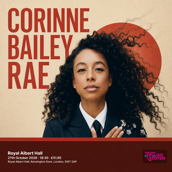 Corinne Bailey Rae Laura Mvula at Royal Albert Hall on 27 October 2026 gig poster