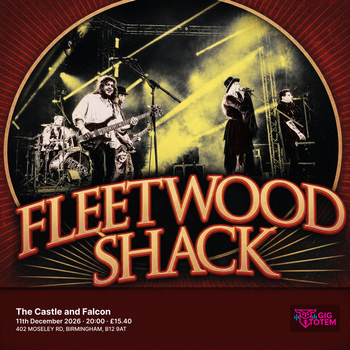 Fleetwood Shack at The Castle and Falcon on 11 December 2026 gig poster