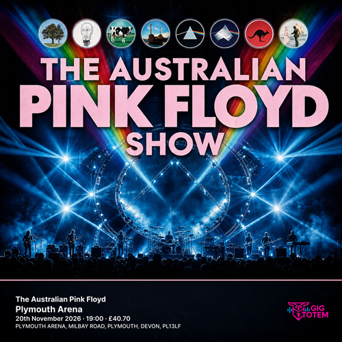 The Australian Pink Floyd The Australian Pink Floyd Show at Plymouth Arena on 20 November 2026 gig poster