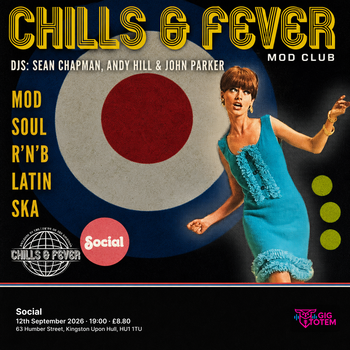 Chills & Fever at Social on 12 September 2026 gig poster