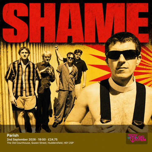 Shame at Parish on 2 September 2026 gig poster