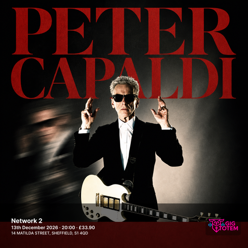 Peter Capaldi at Network 2 on 13 December 2026 gig poster