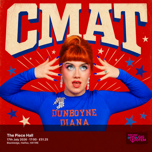 CMAT at The Piece Hall on 17 July 2026 gig poster