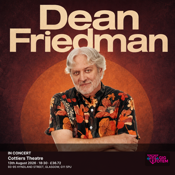 DEAN FRIEDMAN - IN CONCERT Dean Friedman at Cottiers Theatre on 13 August 2026 gig poster