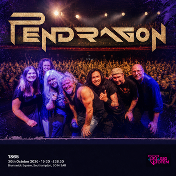 Pendragon at 1865 on 30 October 2026 gig poster