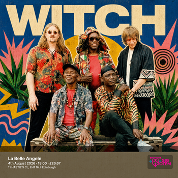 WITCH at La Belle Angele on 4 August 2026 gig poster