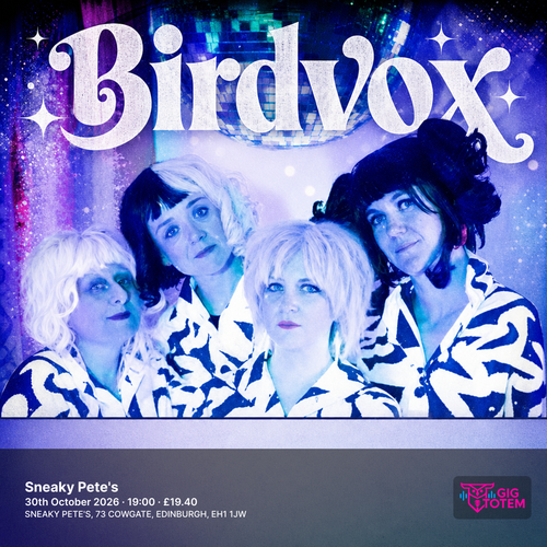 Birdvox at Sneaky Pete's on 30 October 2026 gig poster