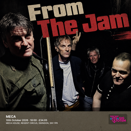 From The Jam at MECA on 10 October 2026 gig poster