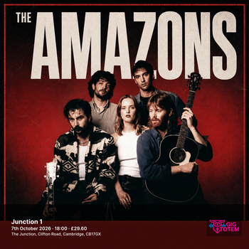 The Amazons at Junction 1 on 7 October 2026 gig poster