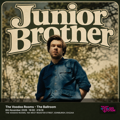 Junior Brother at Voodoo Rooms on 6 November 2026 gig poster