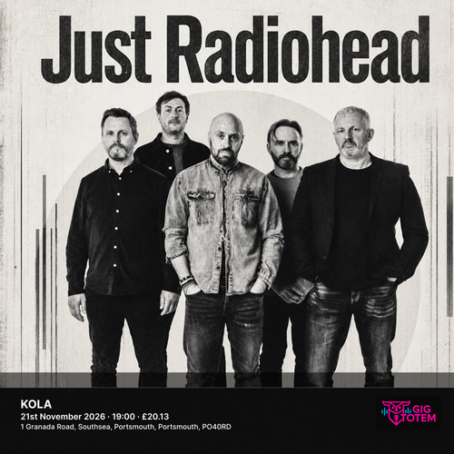 Just Radiohead at KOLA on 21 November 2026 gig poster