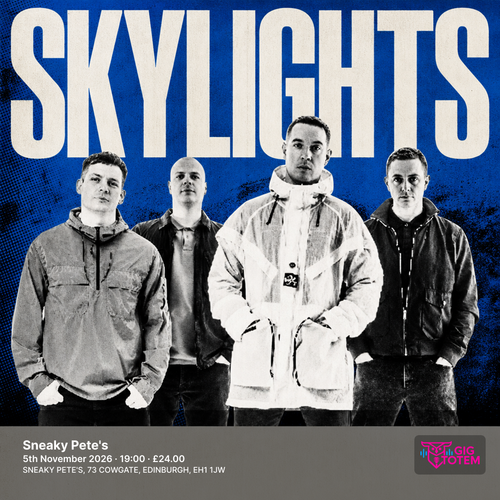 Skylights at Sneaky Pete's on 5 November 2026 gig poster