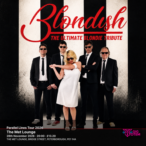 BLONDISH - Parallel Lines Tour 2026 BLONDISH at The Met Lounge on 28 November 2026 gig poster