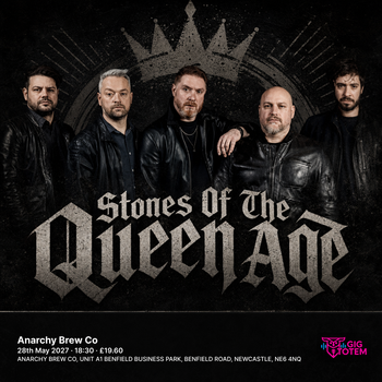 Stones Of The Queen Age at Anarchy Brew Co on 28 May 2027 gig poster