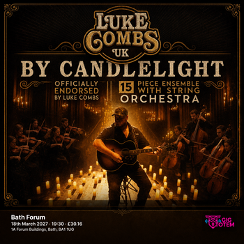 Luke Combs UK By Candlelight With String Orchestra at Bath Forum on 18 March 2027 gig poster