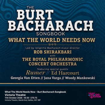 What The World Needs Now - Burt Bacharach Songbook The Burt Bacharach Songbook at Victoria Theatre on 11 October 2026 gig poster