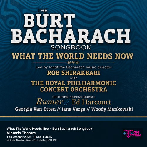 What The World Needs Now - Burt Bacharach Songbook The Burt Bacharach Songbook at Victoria Theatre on 11 October 2026 gig poster
