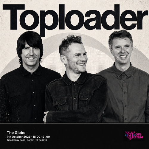 Toploader at The Globe on 7 October 2026 gig poster