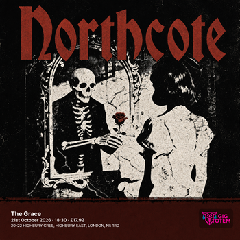Northcote at The Grace on 21 October 2026 gig poster