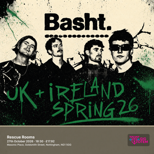 Basht Basht. at Rescue Rooms on 27 October 2026 gig poster