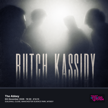 Butch Kassidy at The Abbey on 6 November 2026 gig poster