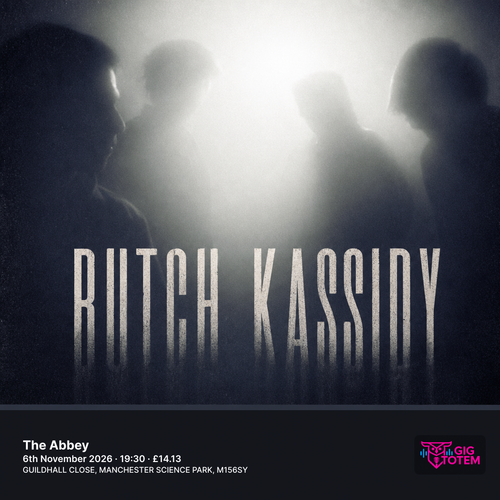 Butch Kassidy at The Abbey on 6 November 2026 gig poster
