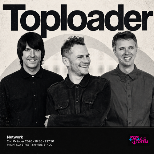 Toploader at Network on 2 October 2026 gig poster