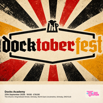 DOCKTOBERFEST at Docks Academy on 25 September 2026 gig poster